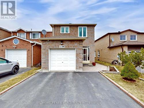 139 GALBRAITH CRESCENT  Markham, ON L3S 1H8