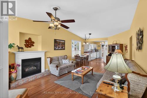 Cozy living space featuring gas fireplace - 175 Hemlock Crescent, Cornwall, ON - Indoor Photo Showing Living Room With Fireplace