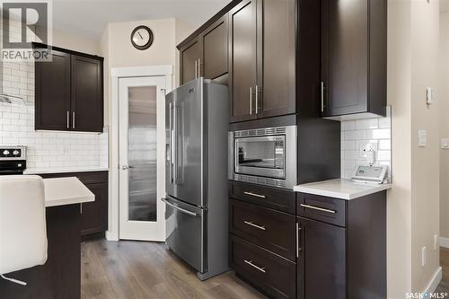3523 Green Turtle Road, Regina, SK - Indoor Photo Showing Kitchen With Stainless Steel Kitchen