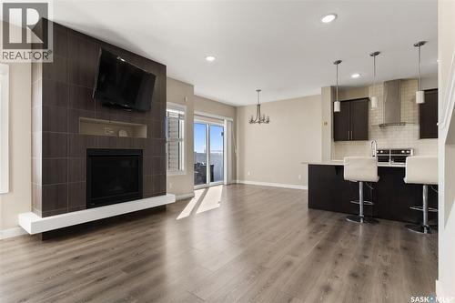 3523 Green Turtle Road, Regina, SK - Indoor With Fireplace