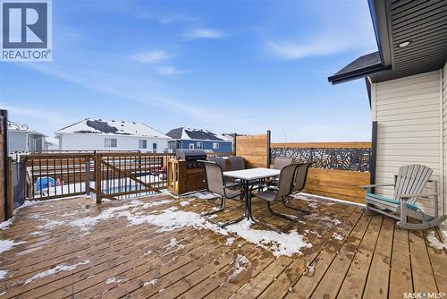 805 Weir Crescent, Warman, SK - Outdoor With Deck Patio Veranda With Exterior