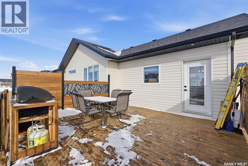 805 Weir Crescent, Warman, SK - Outdoor With Deck Patio Veranda With Exterior