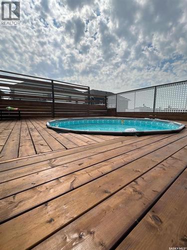 805 Weir Crescent, Warman, SK - Outdoor With Above Ground Pool
