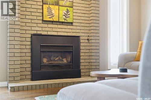506 Addie Crescent, Saskatoon, SK - Indoor Photo Showing Living Room With Fireplace