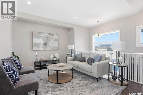 418 Teal Lane, Saskatoon, SK - Indoor Photo Showing Living Room