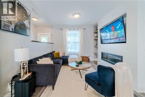 189 Lottridge Street, Hamilton, ON - Indoor With Fireplace