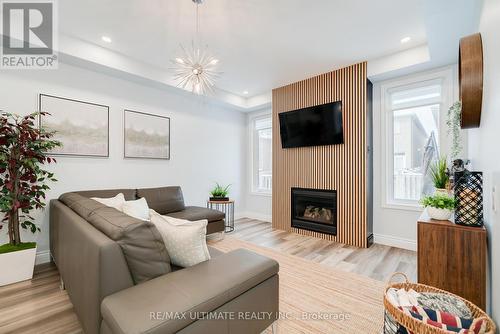 10 Torah Gate, Vaughan, ON - Indoor Photo Showing Living Room With Fireplace