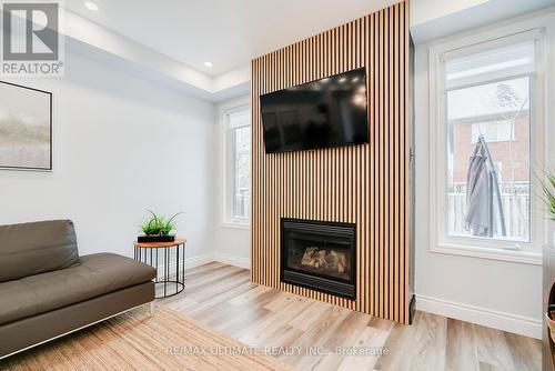 10 Torah Gate, Vaughan, ON - Indoor Photo Showing Living Room With Fireplace