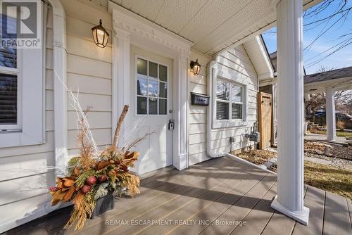 Front porch with Trex decking - 36 Queensdale Avenue W, Hamilton, ON - Outdoor