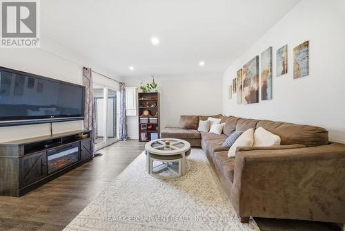 smooth ceilings and potlights - 36 Queensdale Avenue W, Hamilton, ON - Indoor Photo Showing Living Room