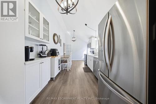custom kitchen (2021) - 36 Queensdale Avenue W, Hamilton, ON - Indoor Photo Showing Kitchen