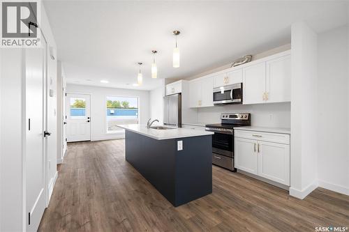 75 3Rd Avenue, Lumsden, SK - Indoor Photo Showing Kitchen With Stainless Steel Kitchen With Upgraded Kitchen