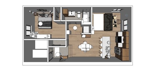 Plan (croquis) - 11Y Rue Dupuis, Saint-Jacques, QC - Other
