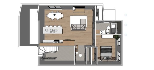 Plan (croquis) - 11Y Rue Dupuis, Saint-Jacques, QC - Other
