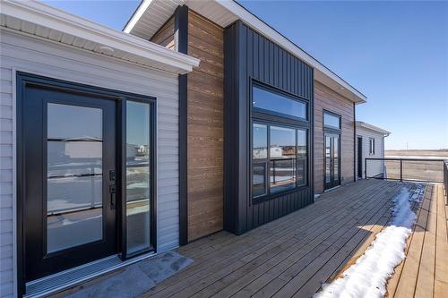 10 Vista Lane, Mitchell, MB - Outdoor With Deck Patio Veranda With Exterior