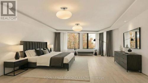 Virtually Staged - Master Bedroom - 112 Queen Elizabeth Drive, Ottawa, ON - Indoor Photo Showing Bedroom