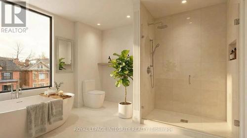 Virtually Staged - Ensuite Bathroom - 112 Queen Elizabeth Drive, Ottawa, ON - Indoor Photo Showing Bathroom