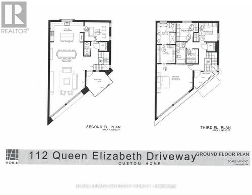 Plan - Second & Third Floors - 112 Queen Elizabeth Drive, Ottawa, ON - Other