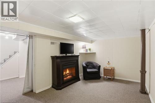 223 Park Row S, Hamilton, ON - Indoor With Fireplace