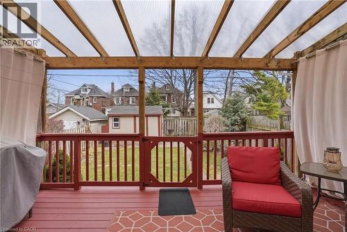 223 Park Row S, Hamilton, ON -  With Deck Patio Veranda With Exterior
