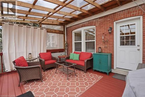 223 Park Row S, Hamilton, ON - Outdoor With Deck Patio Veranda With Exterior