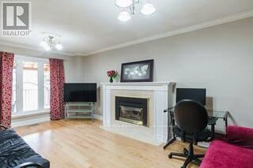 4562 Penhallow Road, Mississauga, ON - Indoor Photo Showing Living Room With Fireplace