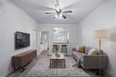 Virtually staged for design and layout inspiration. - 401 Union Avenue W, Winnipeg, MB  - Indoor Photo Showing Living Room 