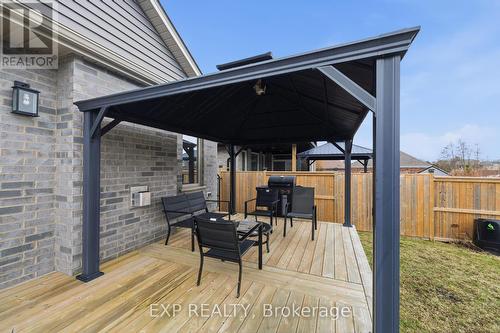43 Lowrie Crescent, Tillsonburg, ON - Outdoor With Deck Patio Veranda With Exterior