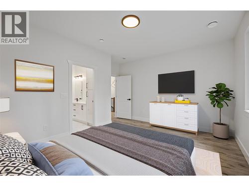 Virtually Staged - 7279 Birch Close, Anglemont, BC - Indoor Photo Showing Bedroom