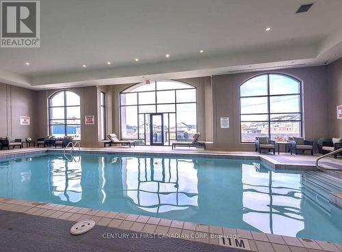 Indoor salt water pool - 411 - 260 Villagewalk Boulevard, London North (North R), ON - Indoor Photo Showing Other Room With In Ground Pool
