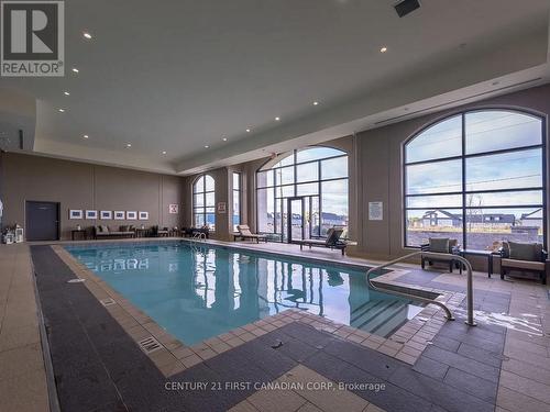 Indoor salt water pool - 411 - 260 Villagewalk Boulevard, London North (North R), ON - Indoor Photo Showing Other Room With In Ground Pool