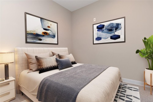 #203-2655 Sooke Rd, Langford, BC - Indoor Photo Showing Bedroom