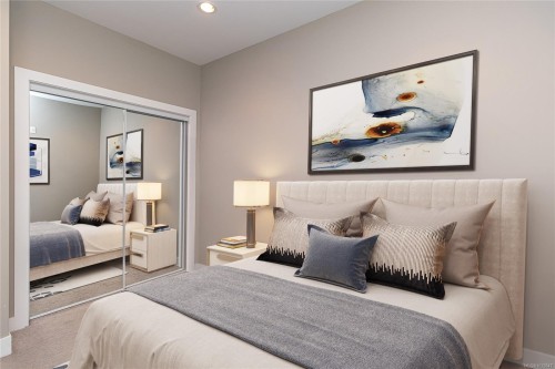 #203-2655 Sooke Rd, Langford, BC - Indoor Photo Showing Bedroom