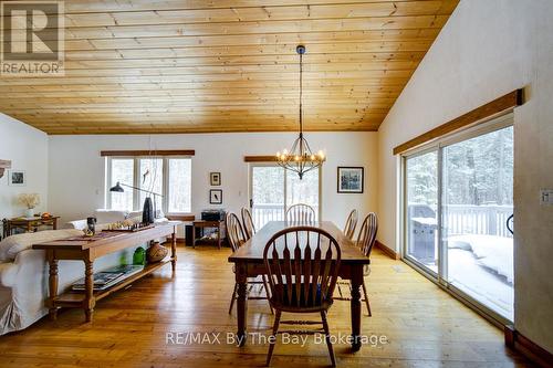 Views of rear and side yards - 397 Silver Birch Drive, Tiny, ON - Indoor Photo Showing Dining Room
