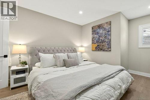 Bedroom with wood finished floors and recessed lighting - 237 East 32Nd Street, Hamilton, ON - Indoor Photo Showing Bedroom