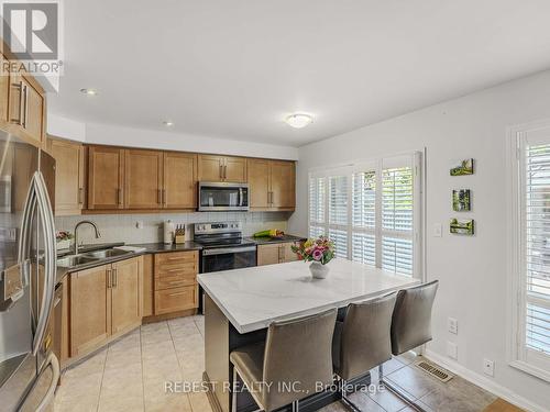 4057 Donnic Drive, Burlington, ON - Indoor Photo Showing Kitchen With Stainless Steel Kitchen With Double Sink
