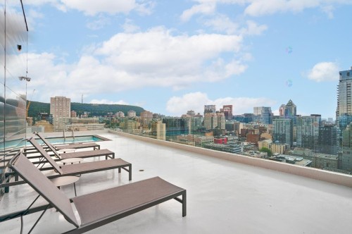 Patio - 503-1160 Rue Mackay, Montréal (Ville-Marie), QC - Outdoor With View