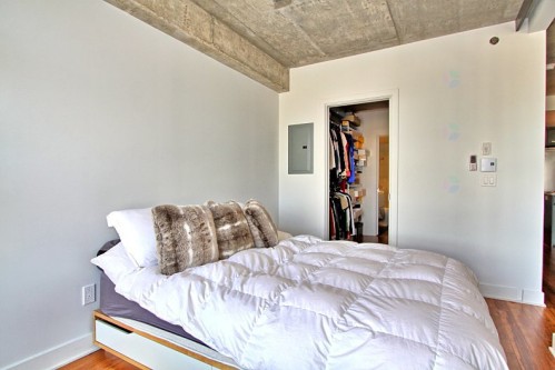Chambre à coucher - 607-288 Rue Ann, Montréal (Le Sud-Ouest), QC - Indoor Photo Showing Bedroom