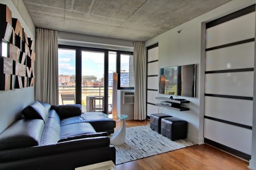 Salon - 607-288 Rue Ann, Montréal (Le Sud-Ouest), QC - Indoor Photo Showing Living Room