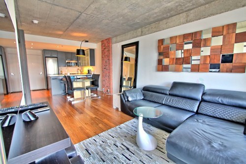 Salon - 607-288 Rue Ann, Montréal (Le Sud-Ouest), QC - Indoor Photo Showing Living Room