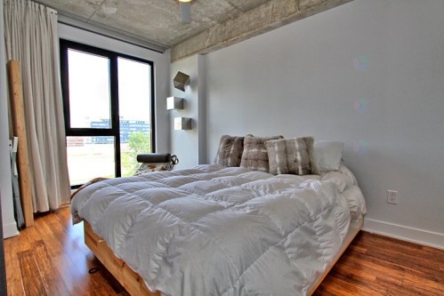 Chambre à coucher - 607-288 Rue Ann, Montréal (Le Sud-Ouest), QC - Indoor Photo Showing Bedroom