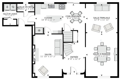 Plan (croquis) - 1745 Rue Socrate, Brossard, QC - Other