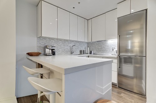 Kitchen - 2009-1188 Av. Union, Montréal (Ville-Marie), QC - Indoor Photo Showing Kitchen With Upgraded Kitchen