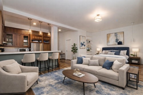 Vue d'ensemble - 15B-1509 Rue Sherbrooke O., Montréal (Ville-Marie), QC - Indoor Photo Showing Living Room