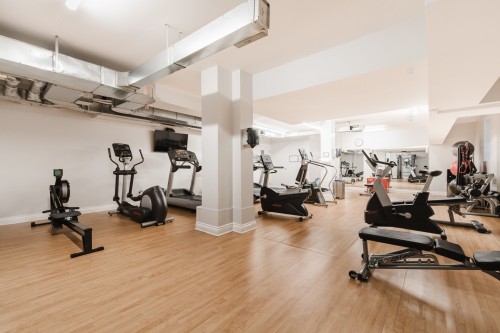 Salle d'exercice - 15B-1509 Rue Sherbrooke O., Montréal (Ville-Marie), QC - Indoor Photo Showing Gym Room