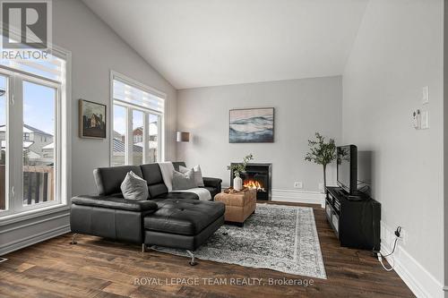 337 Sugar Pine Crescent, Ottawa, ON - Indoor Photo Showing Living Room With Fireplace