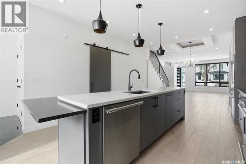 1312 15Th Street E, Saskatoon, SK - Indoor Photo Showing Kitchen With Upgraded Kitchen