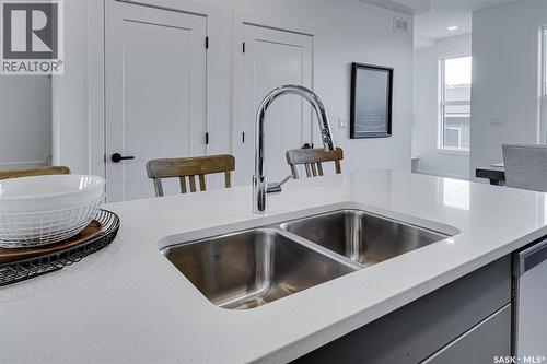 67 Rosewood Boulevard E, Saskatoon, SK - Indoor Photo Showing Kitchen With Double Sink