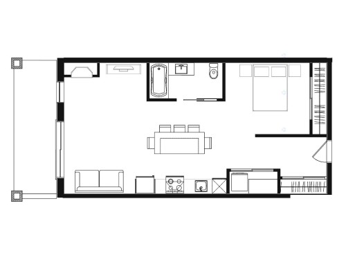 Plan (croquis) - 306-110 Rue De Joliette, Bromont, QC - Other