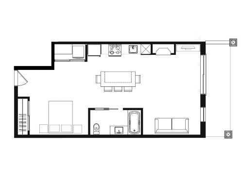 Plan (croquis) - 303-110 Rue De Joliette, Bromont, QC - Other
